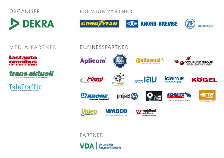 Die Sponsoren des Zukunftskongress Nutzfahrzeuge 2019